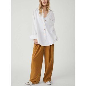 🆕 NWT Free People Manchester Solid Top / White Combo